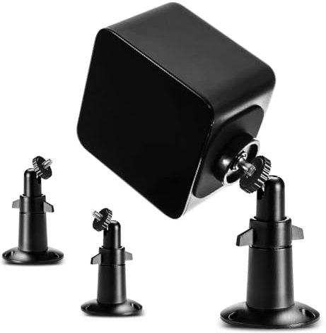 2 Pack Wall Mount Bracket for HTC Vive/Valve Index/Vive PRO Base Station, Universal Metal Wall Mount 1/4 Screw Mini Bracket for VR Rift Sensor (Type A-Metal Made & Wall Nails)