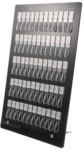 Togeval PréSentoir MagnéTique À Ongles Acrylique Noir Amovible | Utilisation En Salon Et À Domicile, Contient 1 Planche, 2 Outils, 1 Planche D'Autocollants