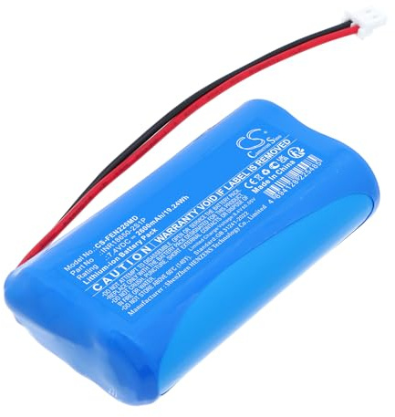 TCTK Akku 2600mAh Kompatibel mit [Flexineb] E Series Nebuliser Ersetzt 1P