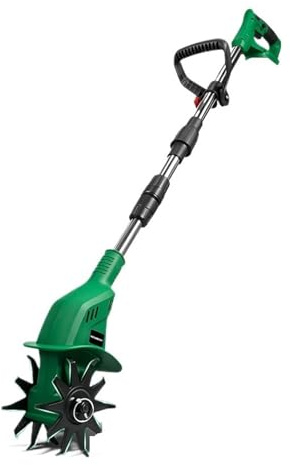 WAFOHSR Utensile Elettrico for Tosaerba da Giardino 1600W Coltivatore A Batteria Rototiller Scarificatore for 21V Pin Potenza Elevata(2xBattery Set)