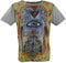 GURU SHOP Mirror T-Shirt - Drittes Auge/Grau, Herren, Baumwolle, Size:L