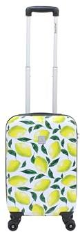 Saxoline Hartschalenkoffer Lemon Print, Bedruckt, 55 cm, S | Handgepäck