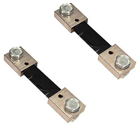 DollaTek 2Pcs FL-2 100A 75MV Gleichstrom Shunt Widerstand für Ampere Panel Meter
