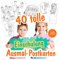 Unser-Festtag 40 x Ausmal-Postkarten für Einschulung, viele verschiedene Motive. Größe Din A6 (ca. 14,8 x 10,5 cm)