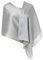 CYZLANN Damen-Schals, 100 % Seide, lange, leichte Schals für Damen, GRAU, 71' x 35' (Appro)