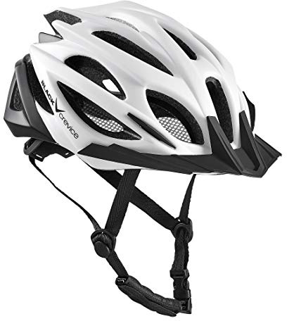 BLACK CREVICE Casco de Bicicleta para Adultos I Casco de Bicicleta I Casco para Hombres y Mujeres I Casco de MTB I Casquete de Bicicleta I Casco Transpirable I Talla Ajustable