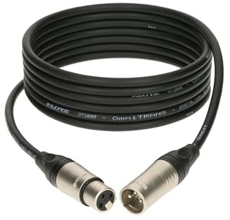 D2 - pro digital leads - AES & DMX - OT2000 mit XLR 3p. von KLOTZ oder Neutrik - ultra flexibel - schwarz (1)