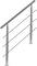 EINFEBEN Barandilla de aluminio con/sin travesaños para balaustradas, balcones, jardines (160 cm, 3 travesaños)