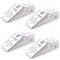 EMDMAK Door Stop Alarm with 120DB Siren Door Stop for Home & Travel (White) (Pack of 4)