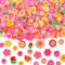 JULBEAR Blumen Aufkleber, 300 Stück Selbstklebende Moosgummi Aufkleber Blumen Aufkleber Dekoration Bunte Gemischte Aufkleber für Kinder Party DIY Basteln Dekorationen Zubehör (Blumenstil)