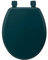 Five - Abattant WC standard en Bois Bleu pétrole