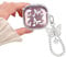 Sparkle Butterfly Case for Samsung Galaxy Buds 2 Pro(2022)/Galaxy buds Pro/buds 2/buds live with Crystal Keychain for Women Girls,Clear Bling Shockproof Protective Soft Silicone Cover