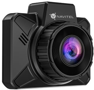 NAVITEL AR202NV Front Facing Dash Cam | FHD 1920x1080, 30 FPS, 140° Viewing Angle, Night Vision, Parking Mode, G-Sensor, Auto-Start, Loop Recording, 2 IPS Screen
