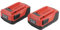 EADXCSF Batteria agli ioni di Litio ad Alte Prestazioni B22 da Due Pezzi B22 22V 5.0Ah, Compatibile con Hilti, Batteria for elettroutensili a Batteria 18V 21.6V 22V