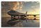 GLMHOK Poster, Motiv: U.S. Air Force One, dekoratives Gemälde, Leinwand, 50 x 75 cm