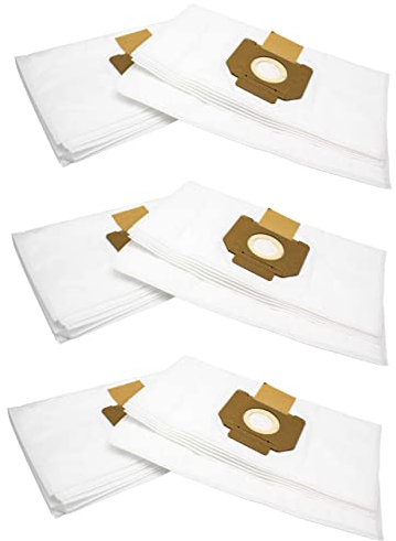 vhbw 30x Staubsaugerbeutel kompatibel mit Nilfisk Alto Attix 350, Attix 360 2M, Attix 3 Staubsauger - Mikrovlies, 51cm x 43cm Weiß