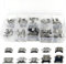 Lot de 50 adaptateurs de réparation Micro USB femelle 10 valeurs Micro USB femelle à souder type B femelle Micro USB femelle pour souder prise USB C femelle de charge USB C Carte de charge Micro USB