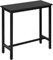 WOLTU 1x Bartisch Bistrotisch Stehtisch Esstisch, Metallgestell, Tischplatte aus MDF, Schwarz, 100x40x100cm(BxTxH)