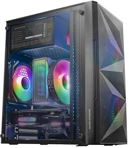 Générique TopConfig-PC - PC Gamer + - Radeon RX 6600 8 GO - Ryzen 5 5600X - 16go - 1To SSD M.2 - Mini Tour (Win 11 Pro)