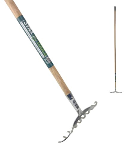 Synx Tools Rosenrechen Metall - Rechen - Inkl. Stiel 150cm