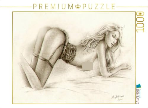 CALVENDO Puzzle Sexy Girl in schönen Dessous | 1000 Teile Lege-Größe 64 x 48 cm Foto-Puzzle für glückliche Stunden