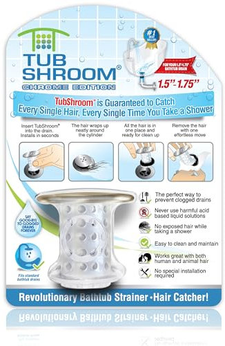 Tubshroom Waschbecken, Silikon, Chrom