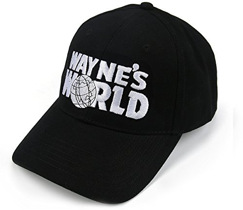 Nofonda Unisex Wayne's World Cap, Baseballmütze mit Besticktem Logo, Snapback Hut als Cosplay-Kostüm Zubehör oder Geschenk, für Sport oder Freizeit