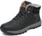 Pastaza Stivali da Neve Uomo Donna Trekking Scarpe Inverno Impermeabili Outdoor Pelliccia Sneakers Nero,38EU