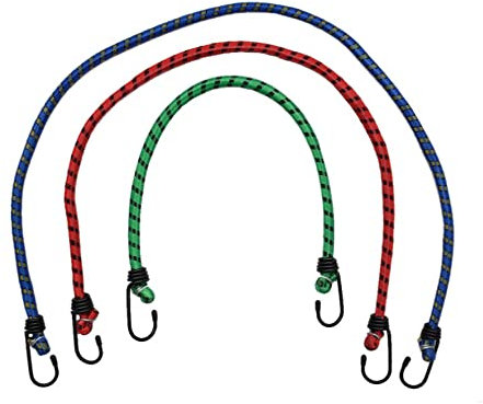 Beste Angebote 9X Spanngummi Set 100/80/60cm mit Haken Spannseil Gepäckgummi Expander Fahrrad