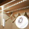 Luce per Armadio, OriFiil 1,5M 45LED Striscia LED con Sensore di Movimento, 6000K Luci LED a Batteria per Camera da Letto, Scale, Corridoio, Cucina, Guardaroba etc-Auto/On/Off