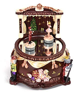 Pandecor Carillon Meccanico Musicale Tema Schiaccianoci h. 14,5 cm d. 10 cm