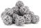 Zerodis 20pcs Decorative Rattan Balls, Wicker Balls Orbs Vase Fillers for Craft, Party, Valentine's Day, Wedding Table Decoration, Baby Shower, 3cm/1.18in (Green,Silver)(Silver)