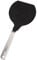 NAVA Spatule | 16,5 cm | Spatule large pour crêpes, omelettes, œufs au plat, Noir/Argent