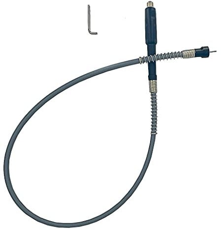 Flexible Biegsame Welle Verlängerungskabel Flexible Bohrwelle Flex Schaft mit M8 Schnellspannbohrfutter Klemm Dia.3,2 mm Für Rotary Grinder Attachment Rotary Werkzeug