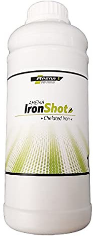 ARENA Flüssigdünger Wetting Agent mit Eisen 1L I zur Bekämpfung von Trockenstellen I für ein kräftiges Grün im Rasen I IronShot