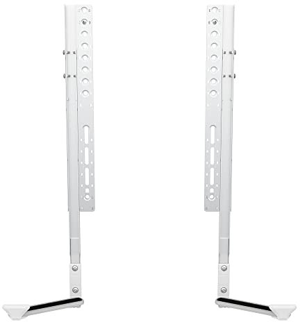 AVF Universal Sound Bar Mount - Soundbar Speaker Bracket Kit, Attach to TV or Directly To Wall, Fits Most Sound Bars, Adjustable, 13kg Limit (White)