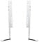 AVF Universal Sound Bar Mount - Soundbar Speaker Bracket Kit, Attach to TV or Directly To Wall, Fits Most Sound Bars, Adjustable, 13kg Limit (White)