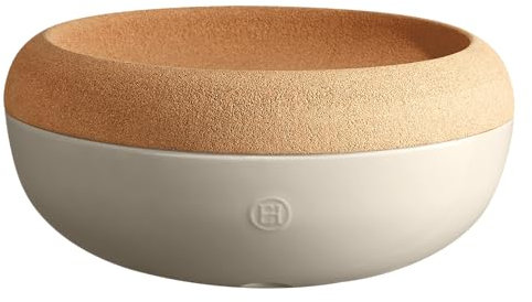 Emile Henry Große Frischhalteschüssel, 35,8 cm, Ton