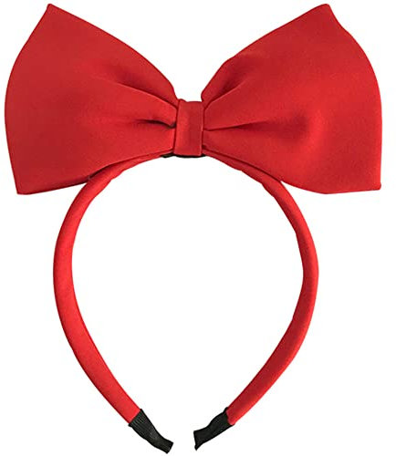 ShiQiao Spl Bandeau avec nœud rouge pour femme - Accessoires pour cheveux - Pour Noël, anniversaire, cosplay