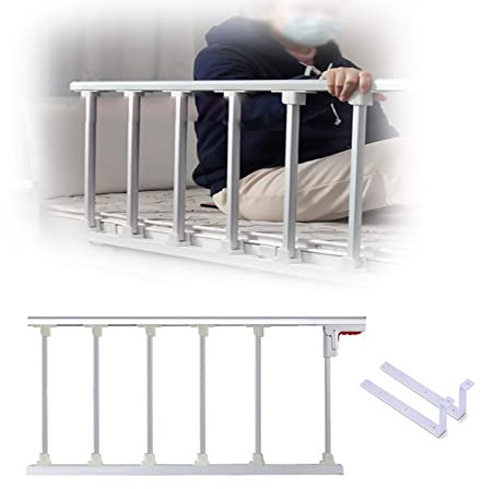 SHUDONGDEN Aluminiumlegierung Bettgitter Klappbar Für Ältere,Sicherheits-Bettgitter Für Ältere Erwachsene Und Kinder - Klappbare Bettseiten-Schutzgitter Bed Assist Rail