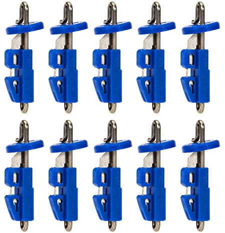 Lechnical 10pcs Sea Fishing Bait Clips Fishing Hook Quick Release Clips