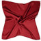 MayTree Seidentuch aus 100% Maulbeer-Seide - Quadratisch einfarbig kirsch rot 53x53 - Luxuriöses Damen Halstuch - Eleganter Bandana-Schal für Damen - Luxus und Komfort für Erwachsene