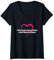 Femme Je t'aime plus qu'un bon bol de papa, en Afrique du Sud. T-Shirt avec Col en V