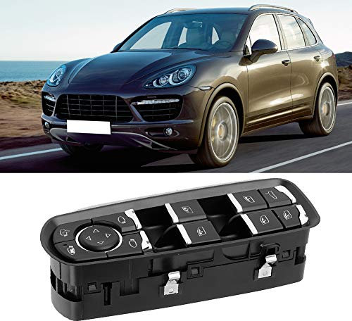BOROCO Auto Fenster Schalter, Electric Power Master Fensterheber Schalter Passend Auto Zubehör für Porsche Cayenne 2011-2016