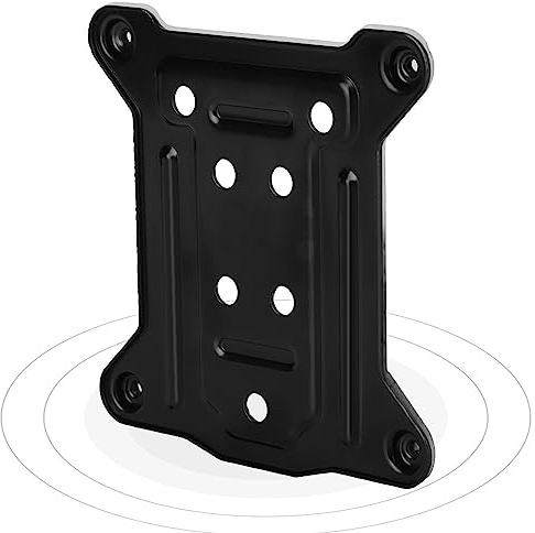 Dioche CPU Kühlkörperhalterung LGA 1151 Backplate Eisen Schwarz Backplane Backplate Back Sheet Eisenplatte für 1150 1151 1155 1156