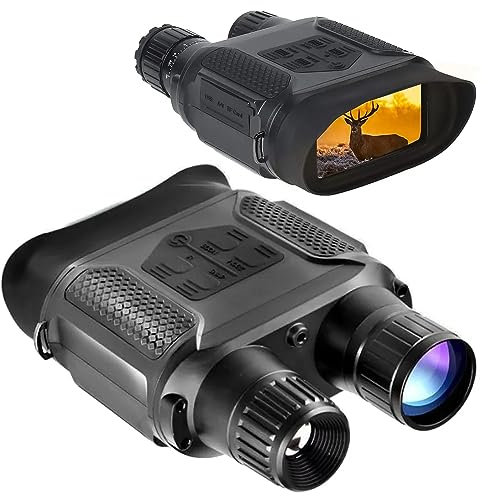 ACEXIER Télescopes binoculaires à vision nocturne numérique infrarouge zoom 3,5 x 7x portée 400 m pour la chasse et le camping