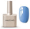 MAYCHAO 15ML Blue Gel Nail Polish, Soak Off UV LED Baby Blue Polish, Nail Art Starter Manicure Salon DIY at Home, 0.5 OZ