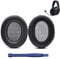 HATOFES Earpads Cushions for HyperX Cloud/Flight/Stinger - Ear Pads Replacement with Soft PU Leather, Extra Durable Ear Cushions (Black Colour,1 Pair)