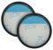 HEPA-Filter, Ersatzfilter, kompatibel mit Swift Power Cyclonic RO2917 RO2917EA RO2932 Staubsauger, ersetzt #ZR904301, 2 Stück