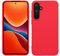 kwmobile Custodia Compatibile con Samsung Galaxy A55 5G Cover - Back Case per Smartphone in Silicone TPU - Protezione Gommata - rosa shocking